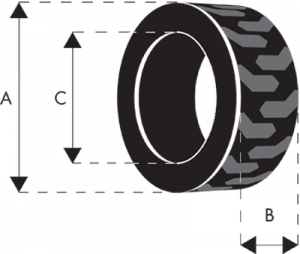 pneumatico codice M3828T, battistrada MT